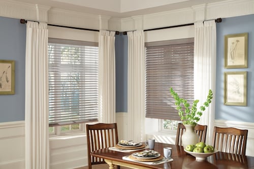 Room darkening shades Parkland shutters