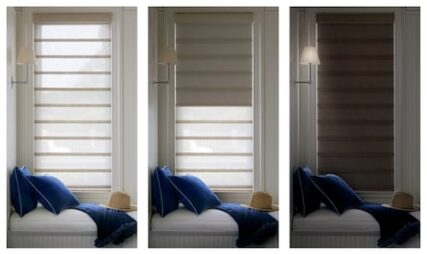 Vignette® Modern Roman Shades Fabric Opacities
