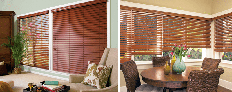 Everwood wood window blinds