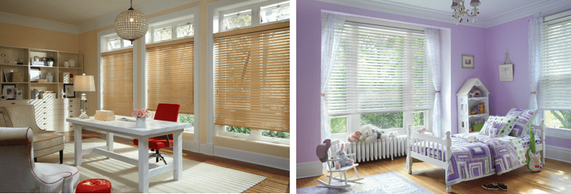 Parkland wood window blinds