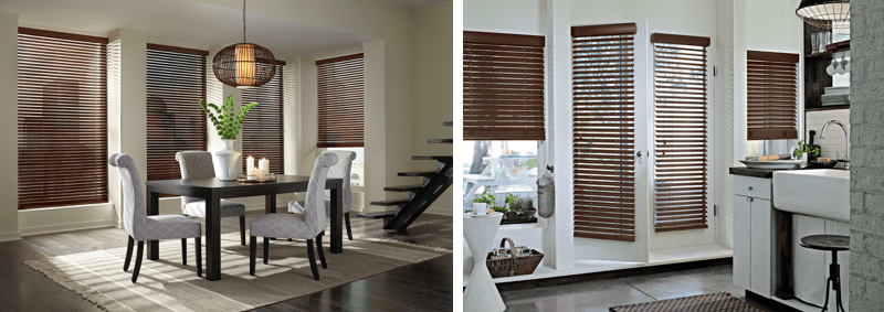 Wood window blinds in any rooms