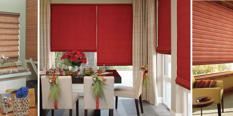 customer roman shades in many styles Three types of custom roman shades