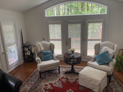 Custom French Door Shutters