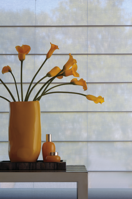 Alustra® Woven Textures Roman Shades