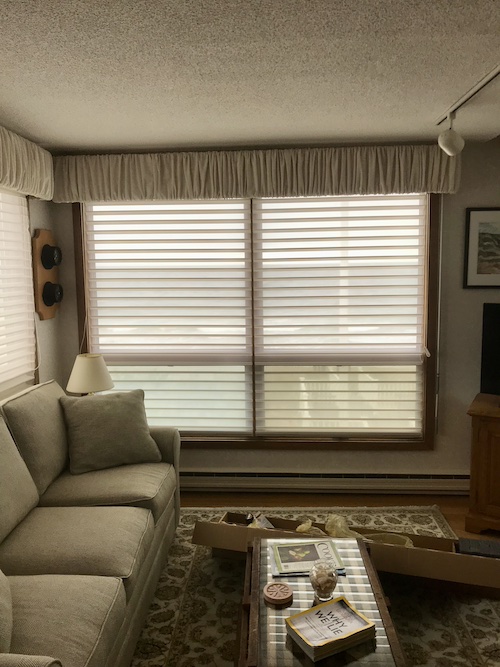 Custom window shade valance 