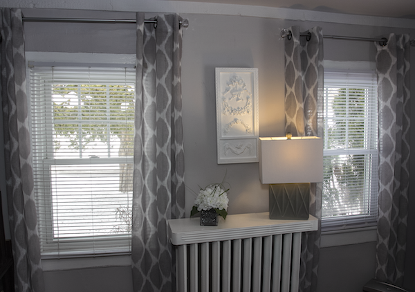window-drapery-blinds window drapery wood blinds