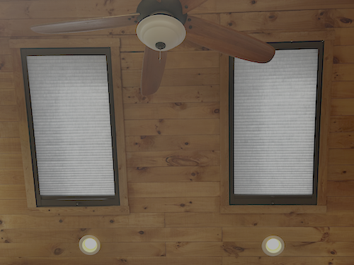motorized skylight shades