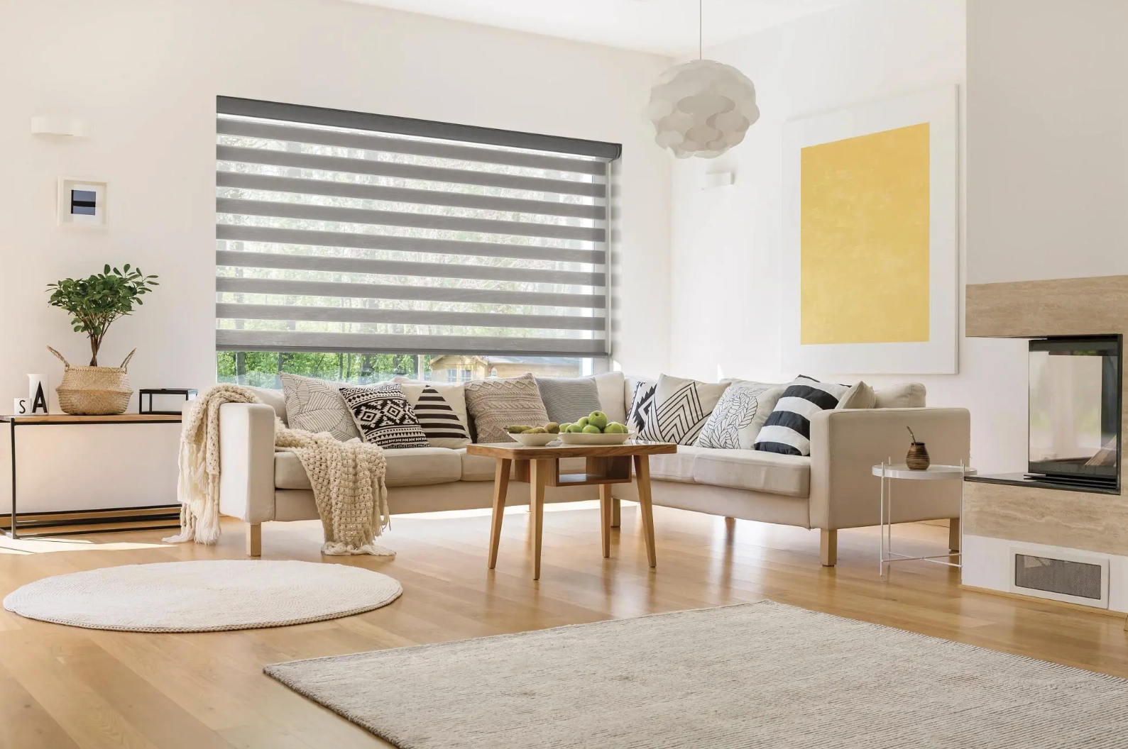 Designer Banded Shades