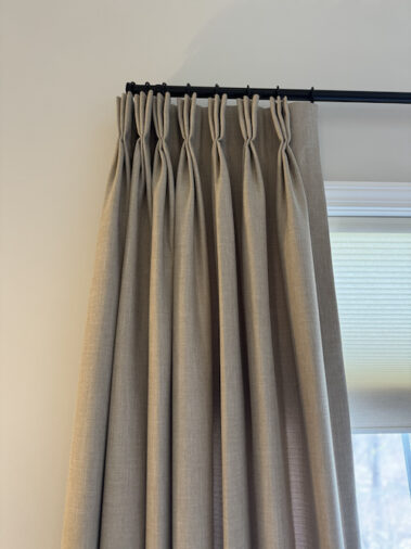 Beige Drapery Fabric